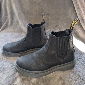 Dr. Martens Black Leather Chelsea Boots